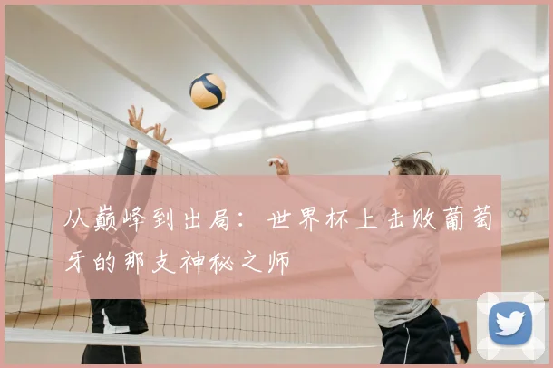 从巅峰到出局:世界杯上击败葡萄牙的那支神秘之师